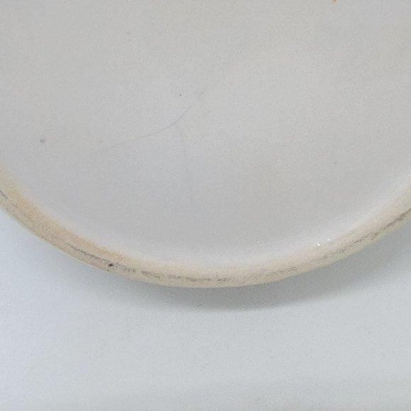 Rare Pottery Pitcher Water Jug hand made field landscape with two ducks Creme - Picture 4 of 7